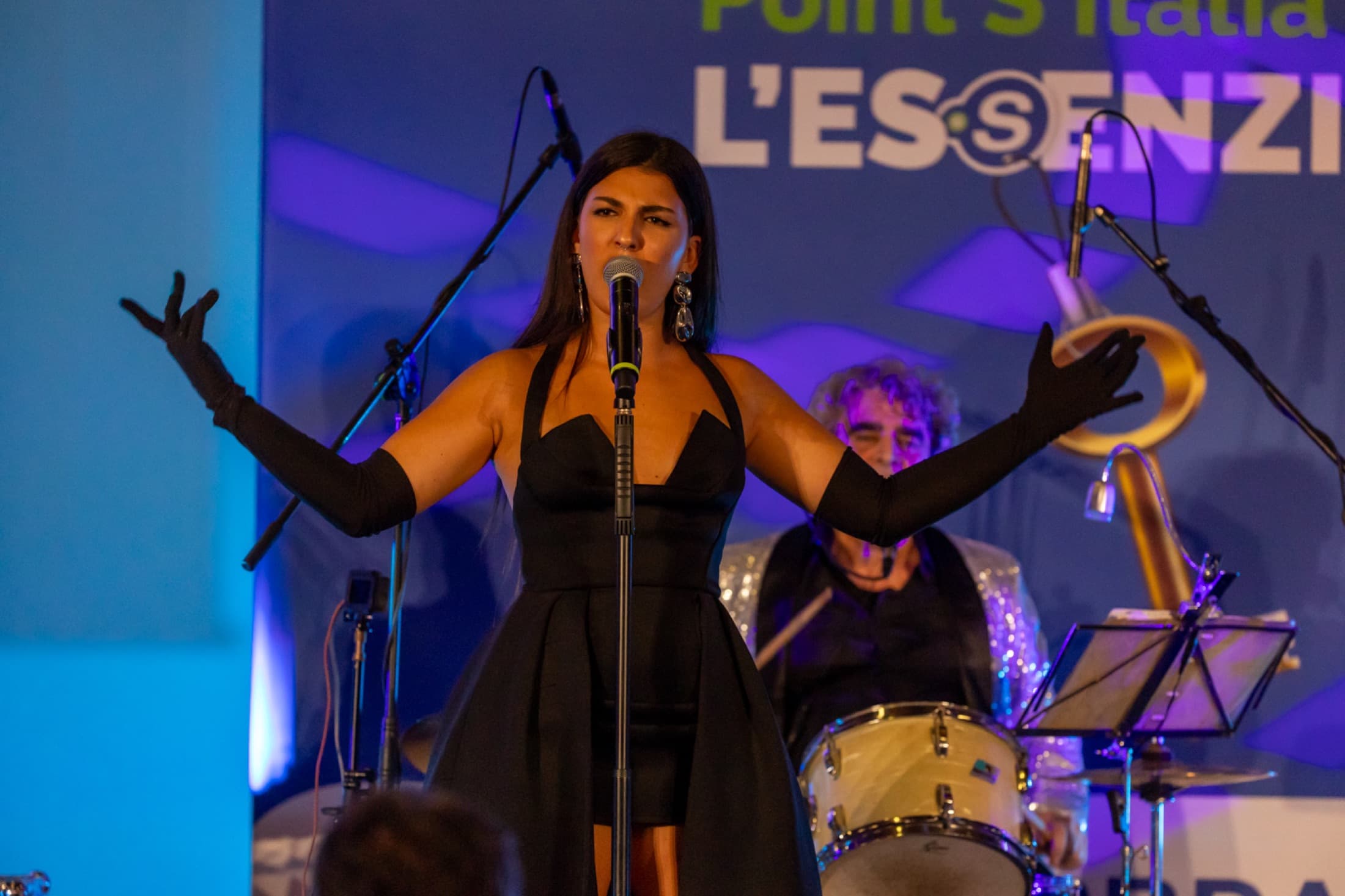 Carol Magagna performing live on stage