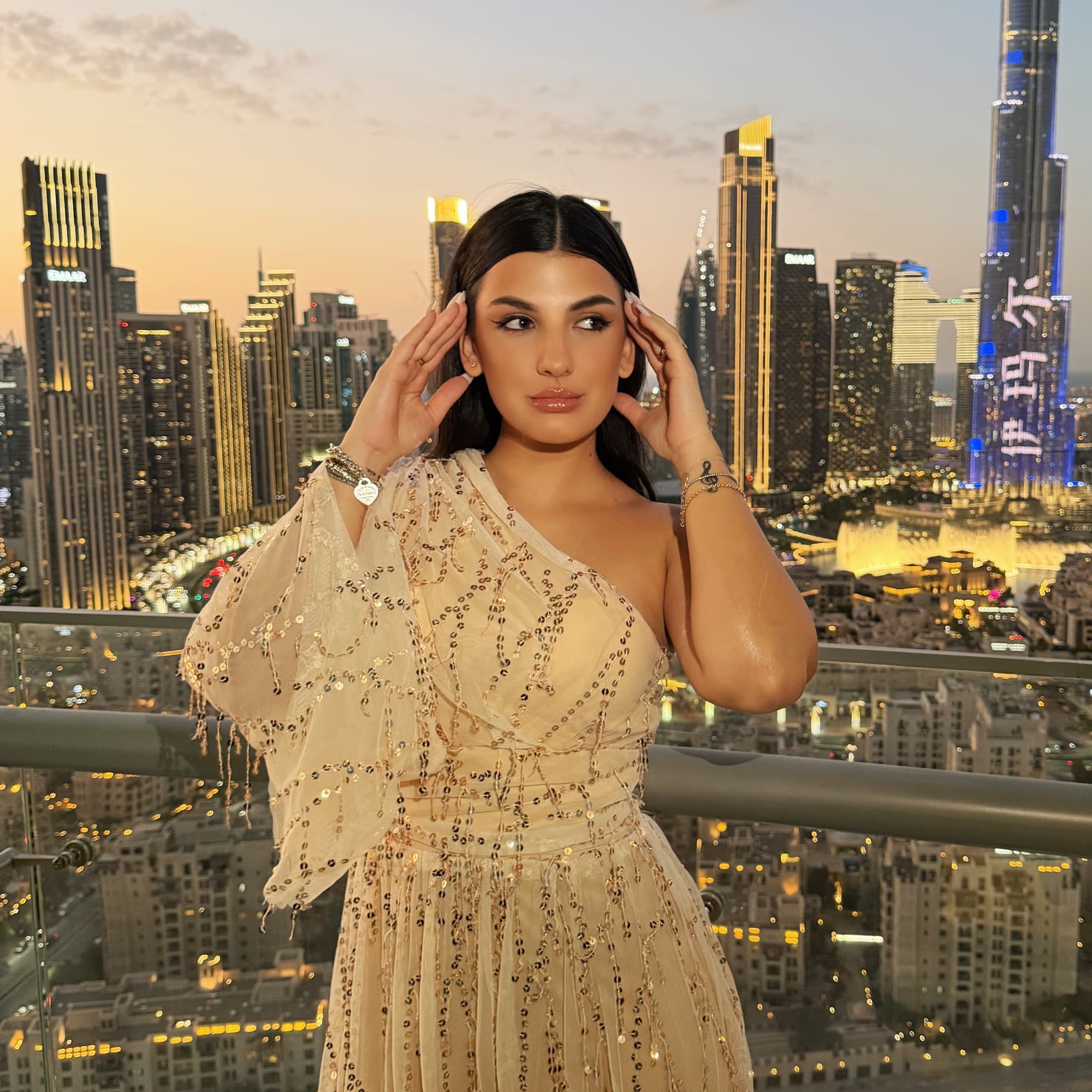 Carol Magagna performing at luxury weddings in Dubai